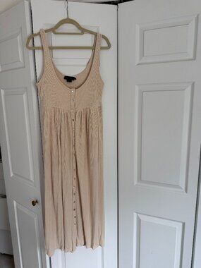 Hatch button down nursing dress